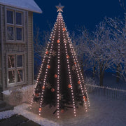Kerstboomverlichting 500 LED warmwit donkergroen