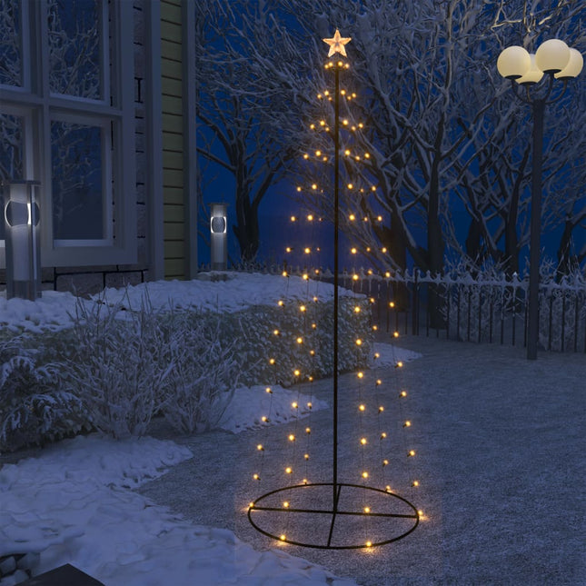 Kegelkerstboom 100 Warmwitte Led's 70X180 Cm 180 x 70 cm