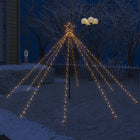 Christmas tree lights waterfall indoor outdoor 400 LEDs 2.5 m