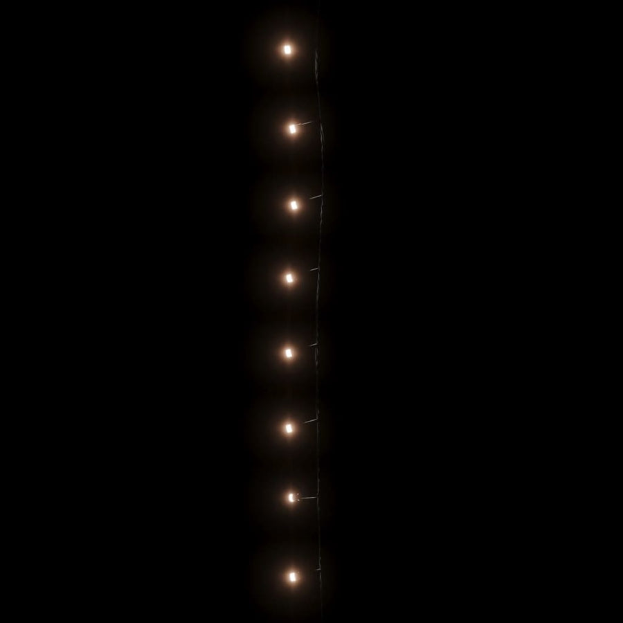 Lichtsnoer 2000 LED's voor binnen en buiten IP44 200 m warmwit 200 m Warmwit en zwart