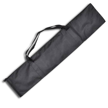 Fotostudioset Met Softboxlampen En Achtergrond 500 x 300 cm Zwart