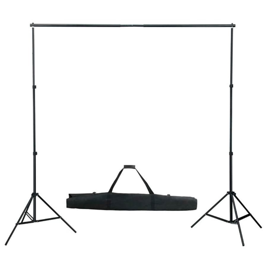 Fotostudioset Met Softboxlampen En Achtergrond 1 500 x 300 cm Wit