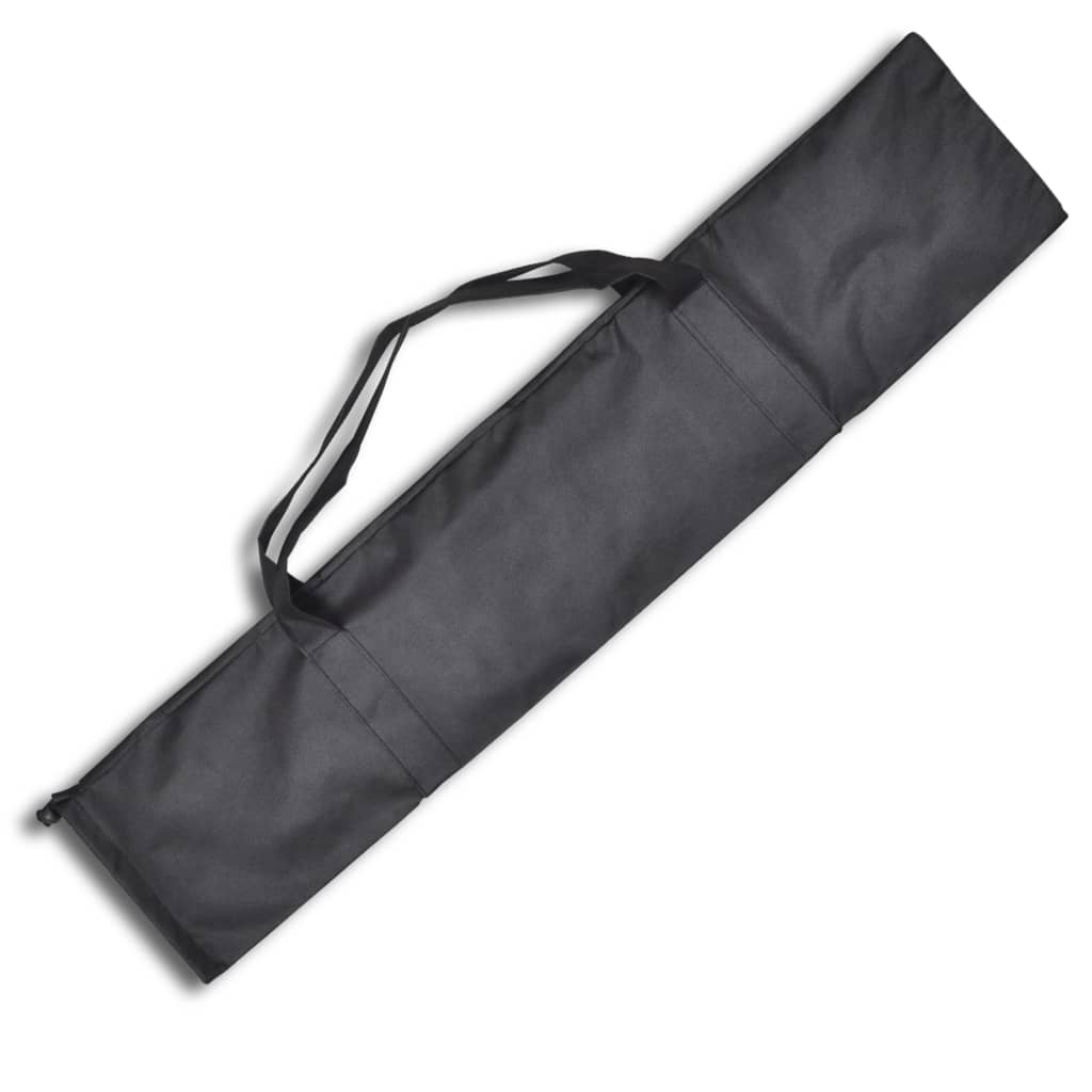 Fotostudioset Met Verlichtingsset En Achtergrond 300 x 300 cm Zwart