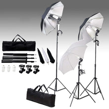 Fotostudioset Met Verlichtingsset En Achtergrond 500 x 300 cm Wit
