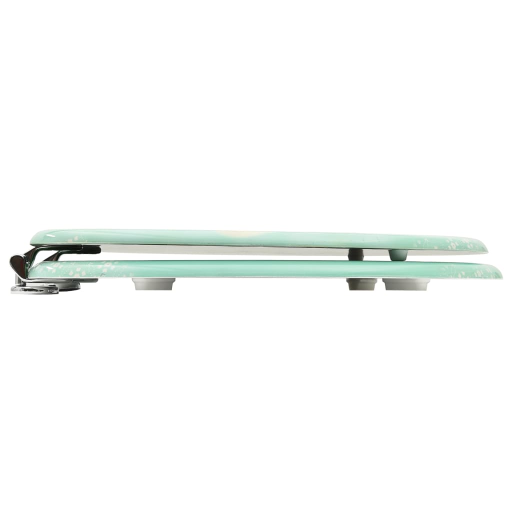 Toiletbril met deksel flamingo MDF 1 Flamingo Nee