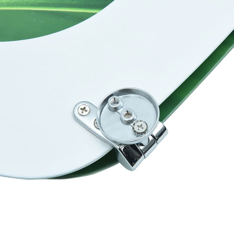 Toiletbril met deksel waterdruppel MDF groen 1 Groen waterdruppel Nee