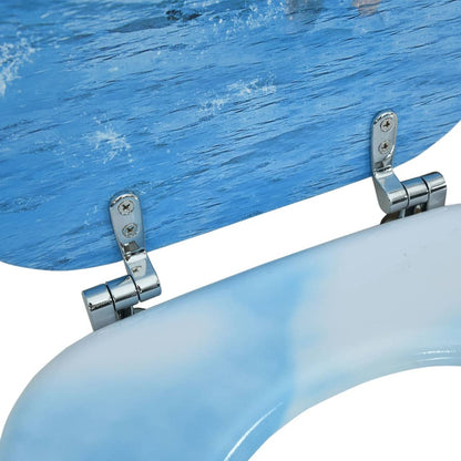 Toiletbril met deksel pinguïn MDF 1 Pinguin Nee