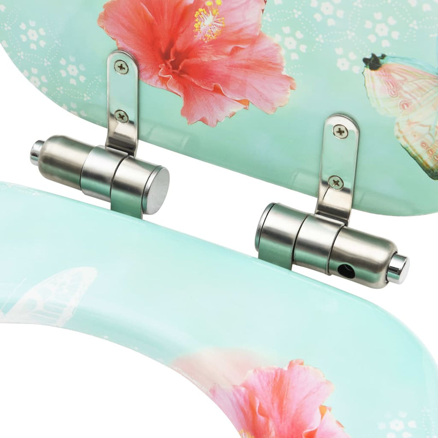 Toiletbril met soft-close deksel flamingo MDF 1 Flamingo Ja