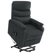 Sta-op massagestoel donkergrijs stof