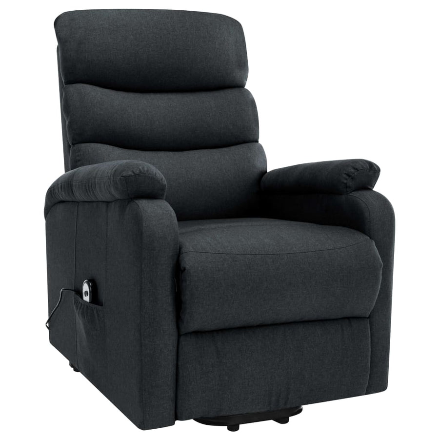 Sta-Op-Massagestoel Stof Donkergrijs