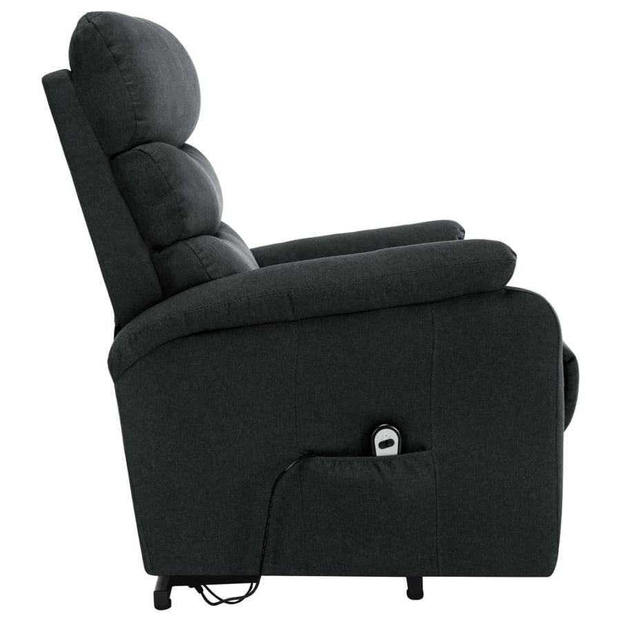 Sta-Op-Massagestoel Stof Donkergrijs