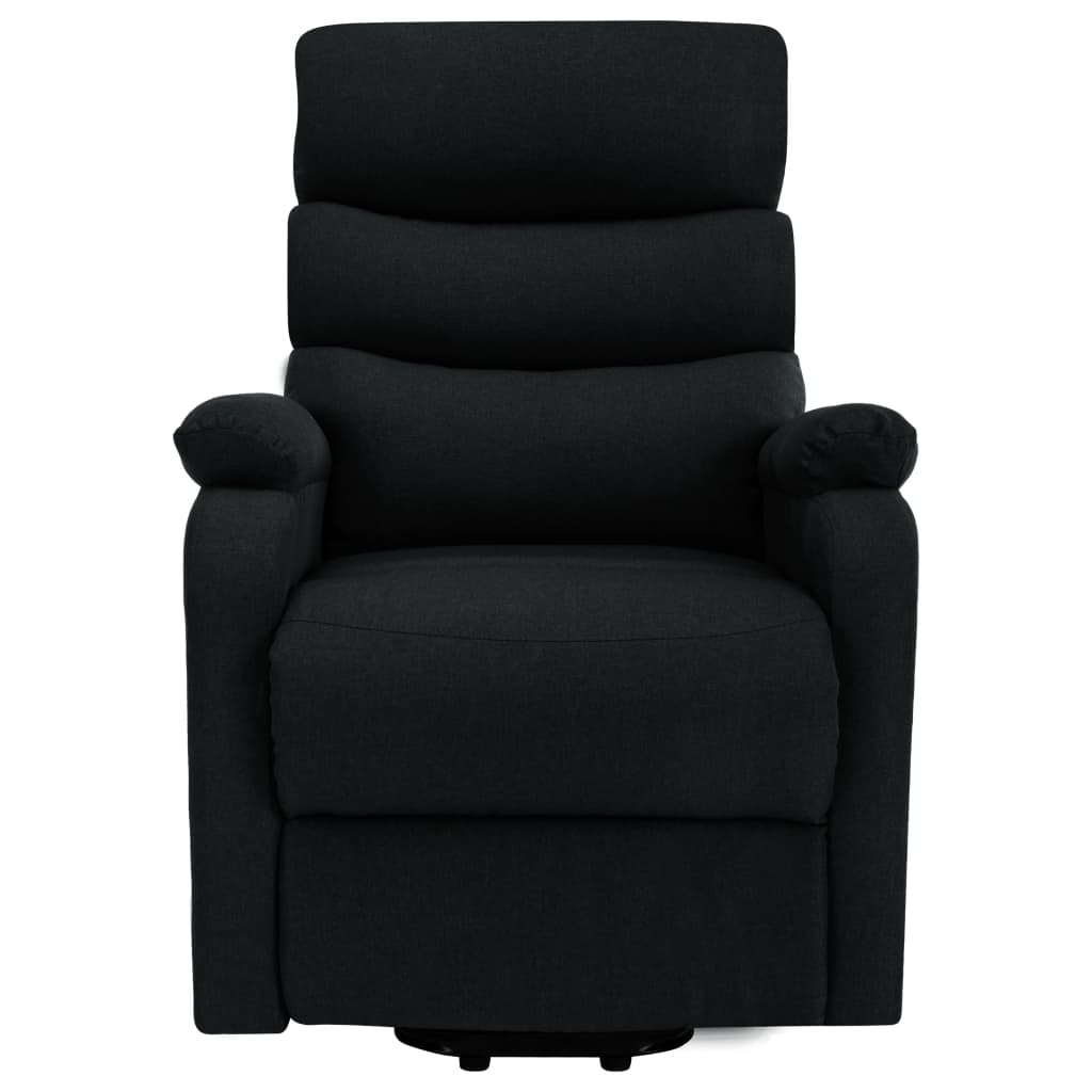 Sta-Op-Massagestoel Stof Zwart