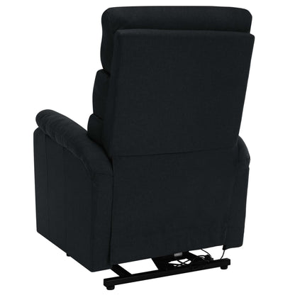 Sta-Op-Massagestoel Stof Zwart