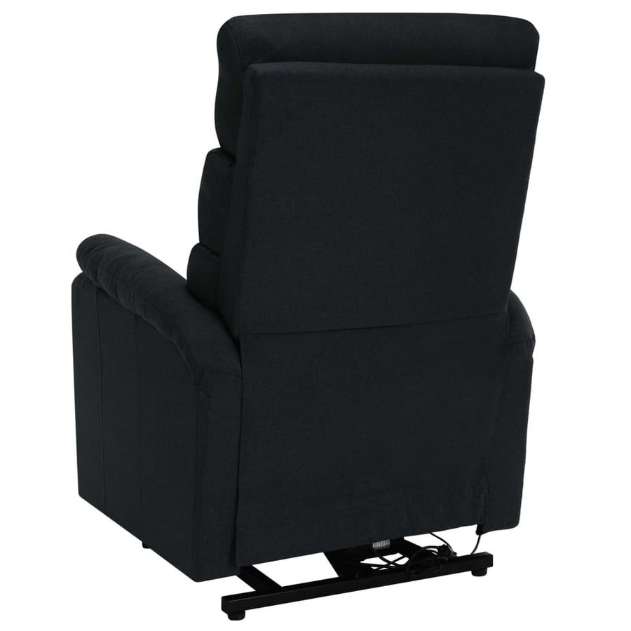 Sta-Op-Massagestoel Stof Zwart
