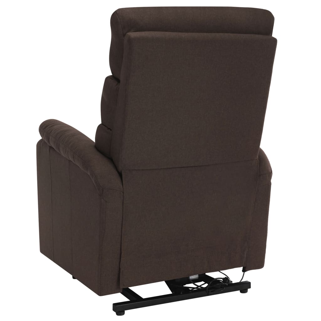 Sta-op-massagestoel stof bruin
