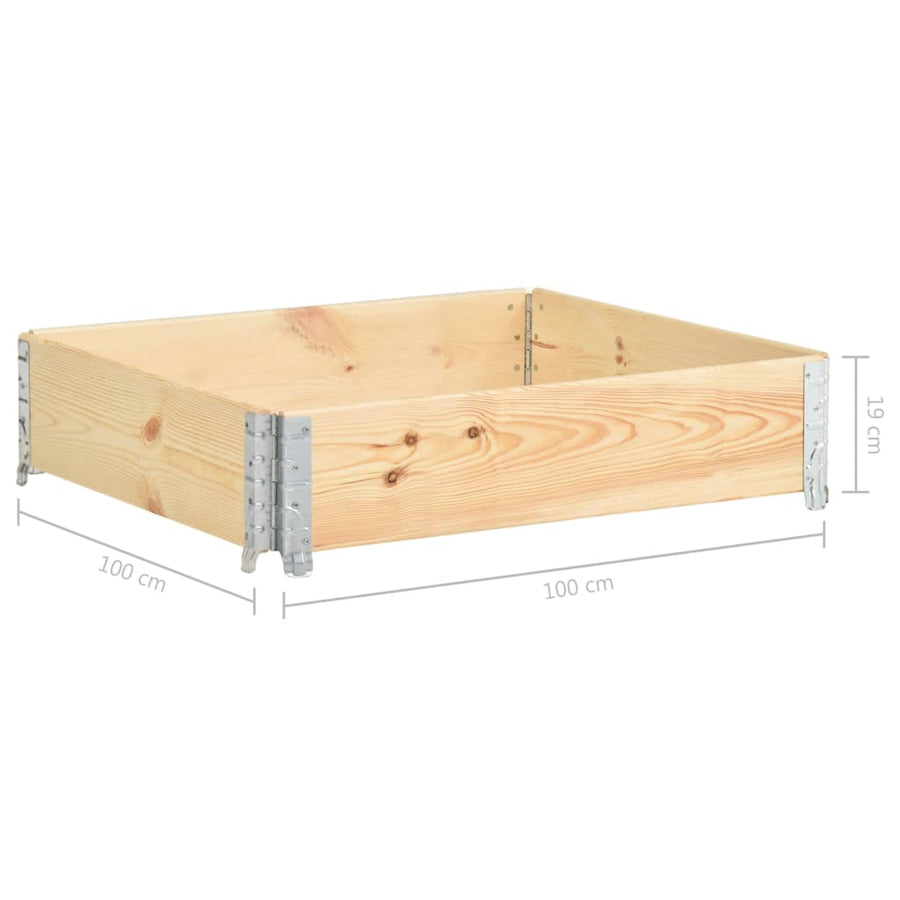 Plantenbak Verhoogd Massief Grenenhout 1