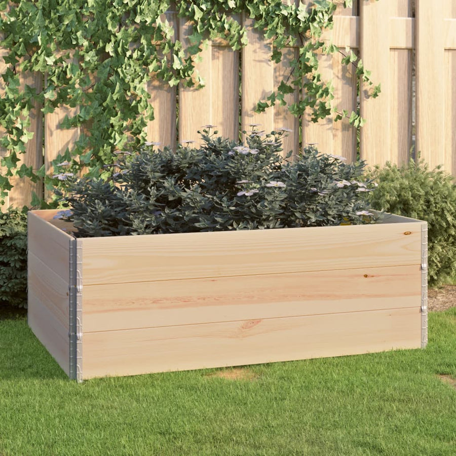 Plantenbakken Verhoogd Massief Grenenhout 3 100 x 150 cm