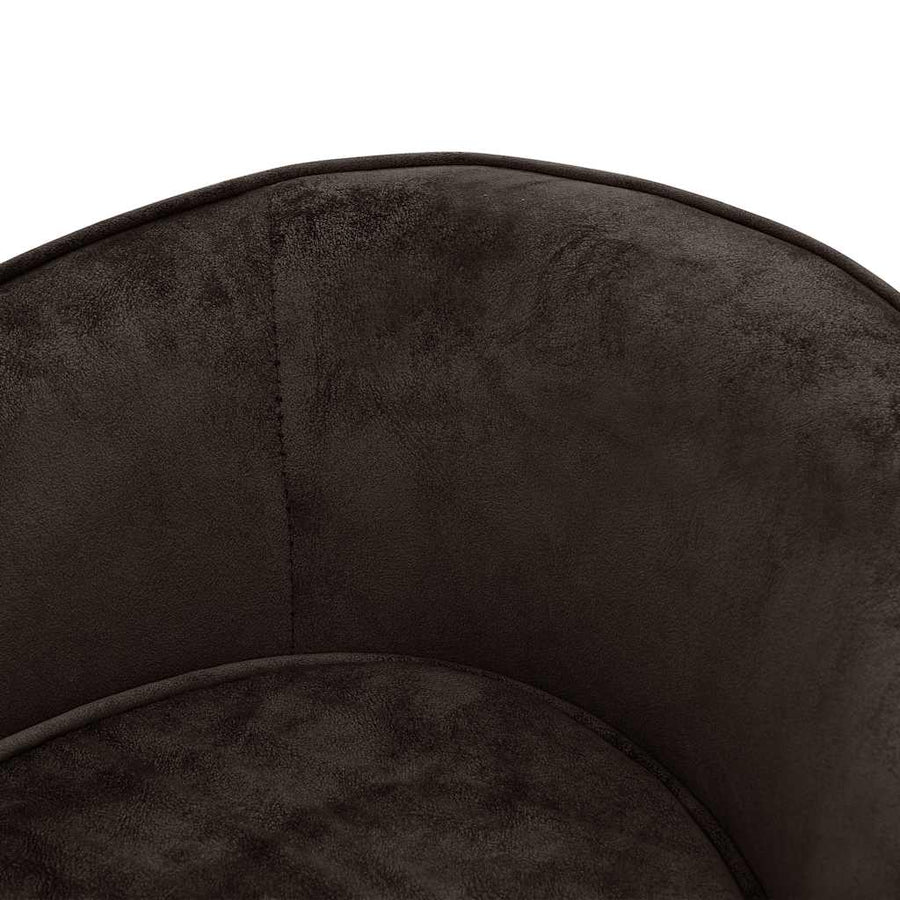 Hondenbank 69x49x40 cm pluche bruin