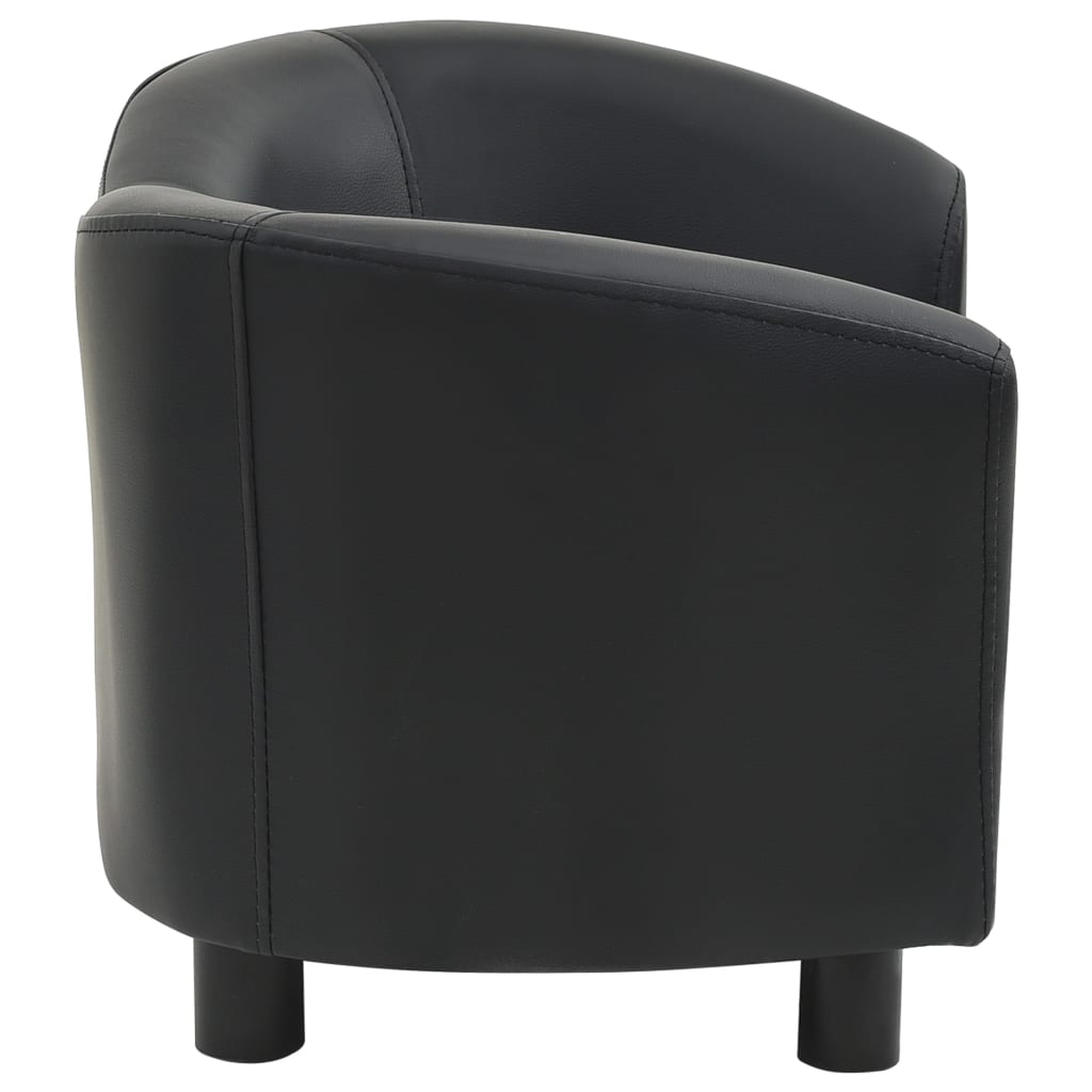 Hondenbank 67X41X39 Cm Kunstleer Zwart