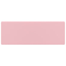 Wastafel Met Overloop Vierkant 41X41 Cm Keramiek Matroze matte pink