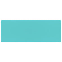 Wastafel met overloop vierkant 41x41 cm keramiek mat lichtgroen matte light green