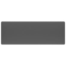 Wastafel met overloop vierkant 41x41cm keramiek mat donkergrijs matte dark grey