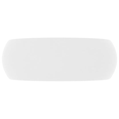 Wastafel Rond 40X15 Cm Keramiek Matwit matte white