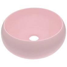 Wastafel Rond 40X15 Cm Keramiek Matroze matte pink