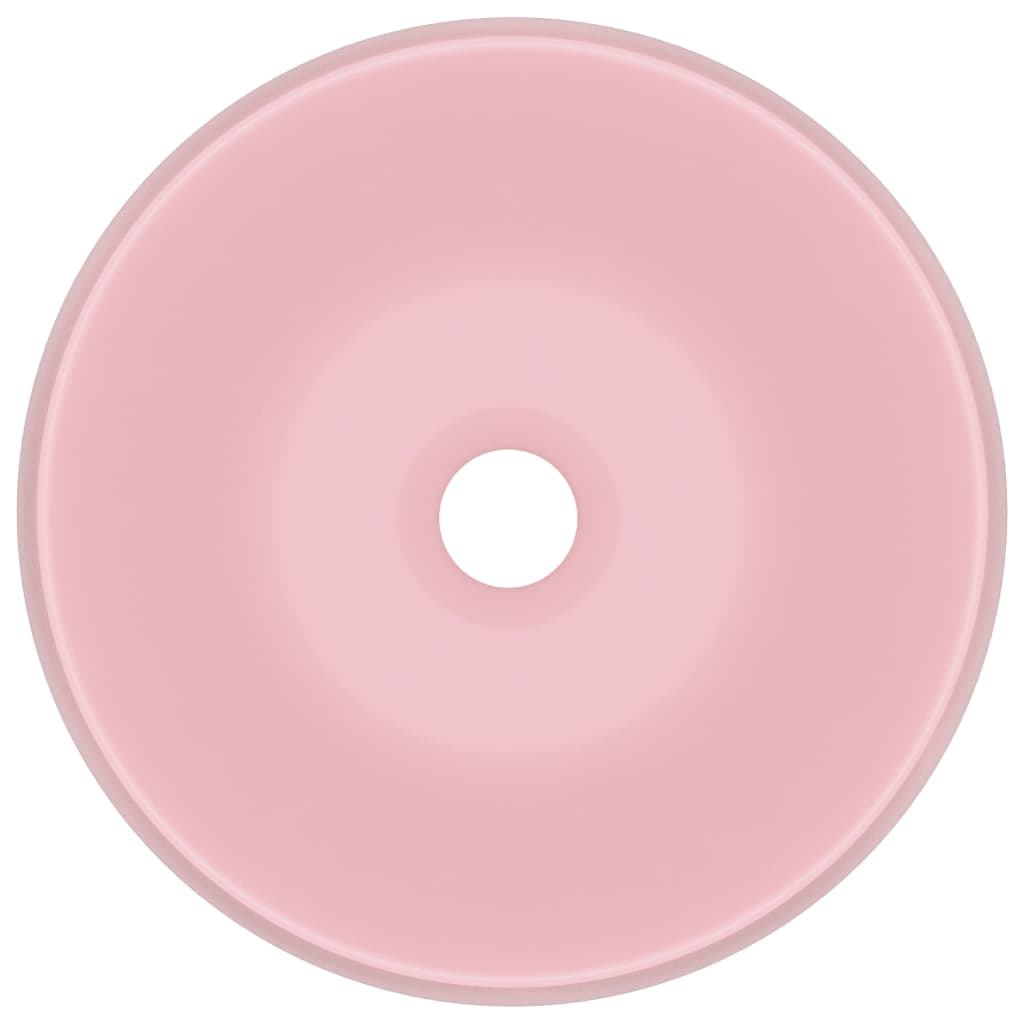 Wastafel Rond 40X15 Cm Keramiek Matroze matte pink