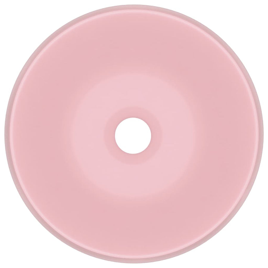 Wastafel Rond 40X15 Cm Keramiek Matroze matte pink