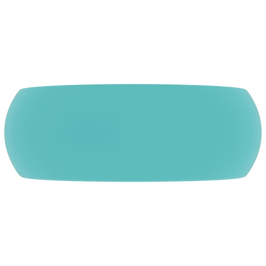 Wastafel Rond 40X15 Cm Keramiek Mat Lichtgroen matte light green