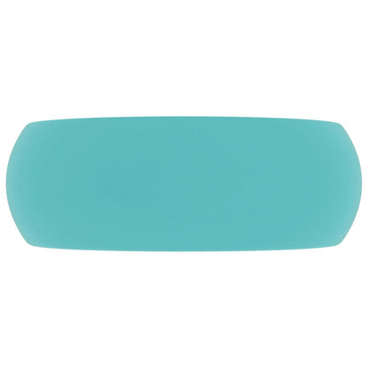 Wastafel Rond 40X15 Cm Keramiek Mat Lichtgroen matte light green