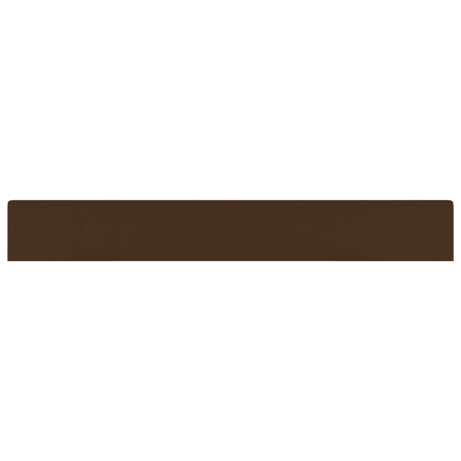 Wastafel Met Kraangat 60X46 Cm Keramiek Mat Donkerbruin matte dark brown