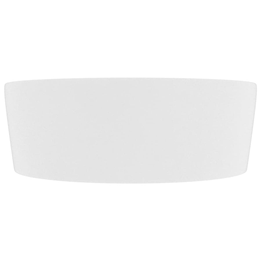 Wastafel Met Overloop 36X13 Cm Keramiek Matwit