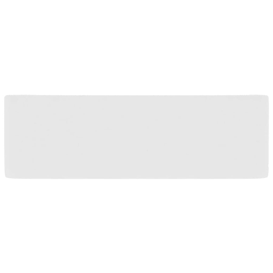 Wastafel 41X30X12 Cm Keramiek Matwit matte white
