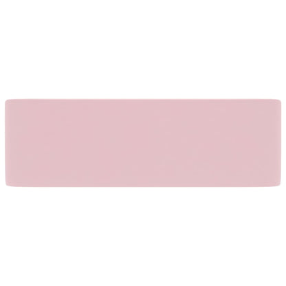 Wastafel 41x30x12 cm keramiek matroze matte pink
