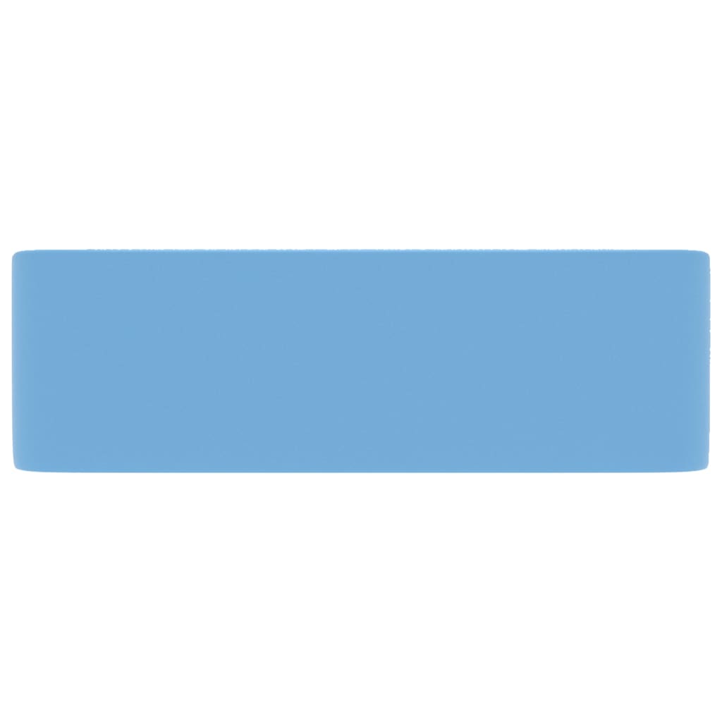Wastafel 41x30x12 cm keramiek mat lichtblauw matte light blue