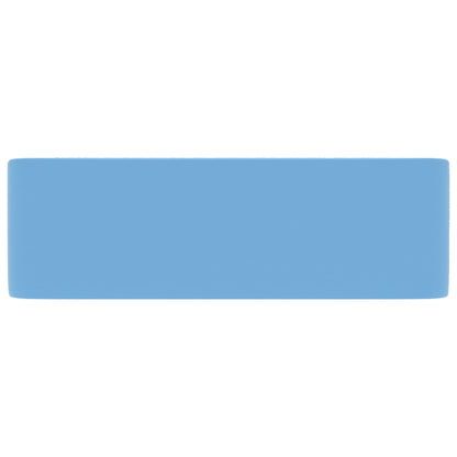 Wastafel 41x30x12 cm keramiek mat lichtblauw matte light blue