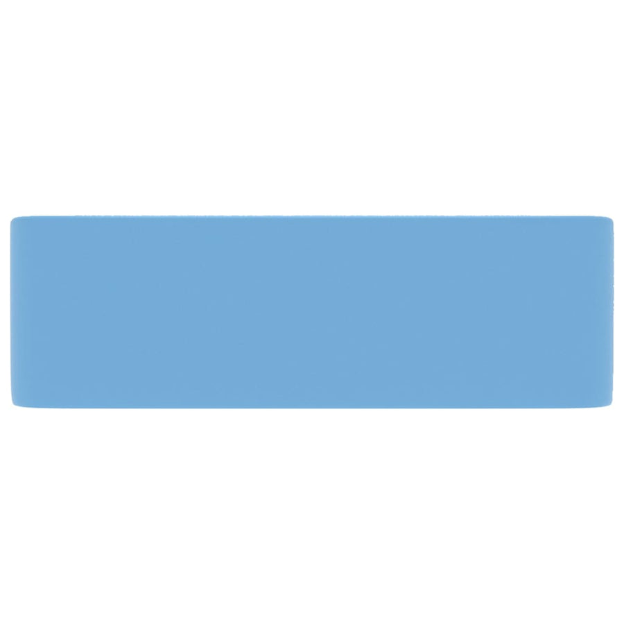 Wastafel 41x30x12 cm keramiek mat lichtblauw matte light blue