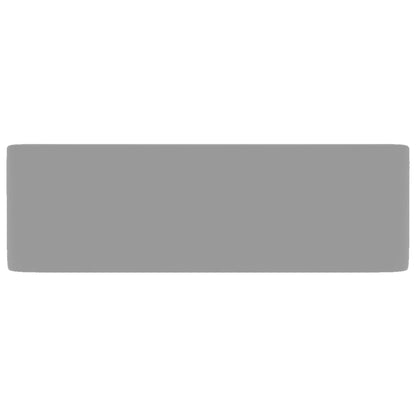 Wastafel 41x30x12 cm keramiek mat lichtgrijs matte light grey