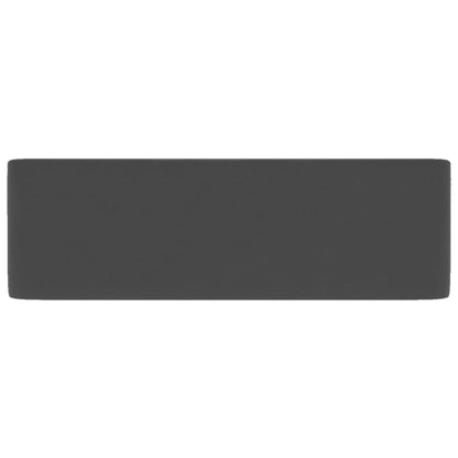 Wastafel 41x30x12 cm keramiek mat donkergrijs matte dark grey