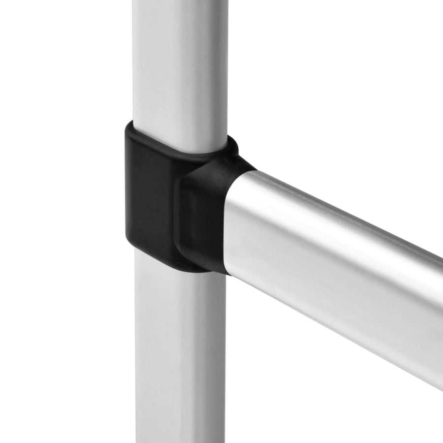 Kledingkastsysteem Met Stangen Telescopisch Aluminium