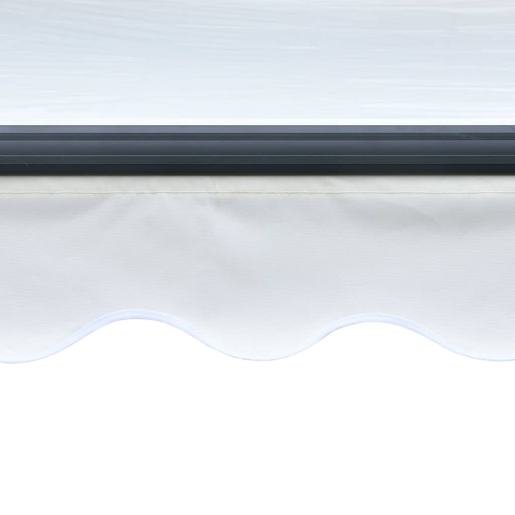 Luifel Handmatig Uittrekbaar Met Led 300 x 250 cm Crème