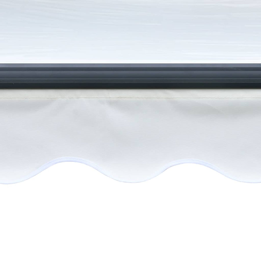 Luifel Handmatig Uittrekbaar Met Led 300 x 250 cm Crème