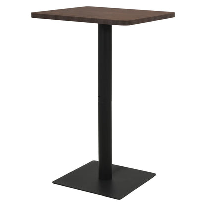 Bistrotafel 78,5x78,5x107 cm donkeressenkleurig 78.5 x 78.5 x 107 cm Donker essen