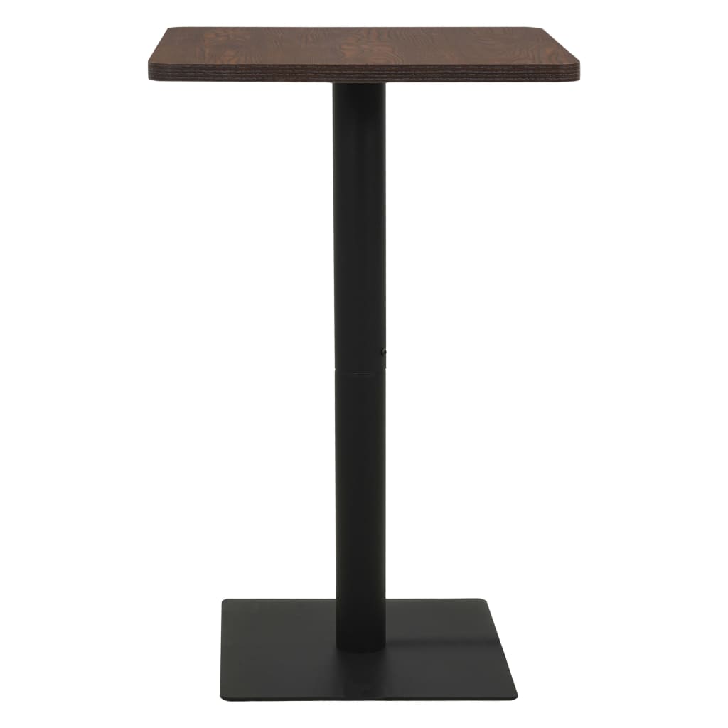 Bistrotafel 78,5x78,5x107 cm donkeressenkleurig 78.5 x 78.5 x 107 cm Donker essen