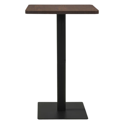 Bistrotafel 78,5x78,5x107 cm donkeressenkleurig 78.5 x 78.5 x 107 cm Donker essen