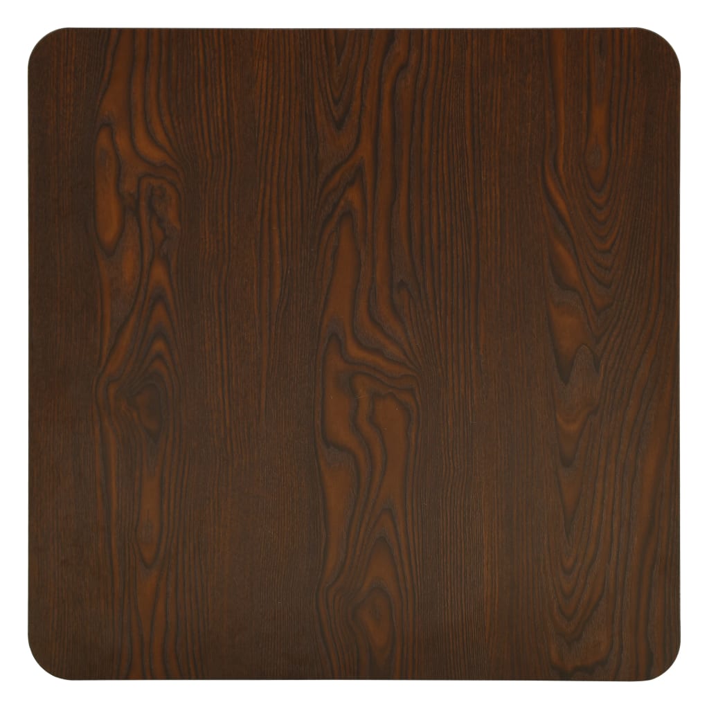 Bistrotafel 78,5x78,5x107 cm donkeressenkleurig 78.5 x 78.5 x 107 cm Donker essen