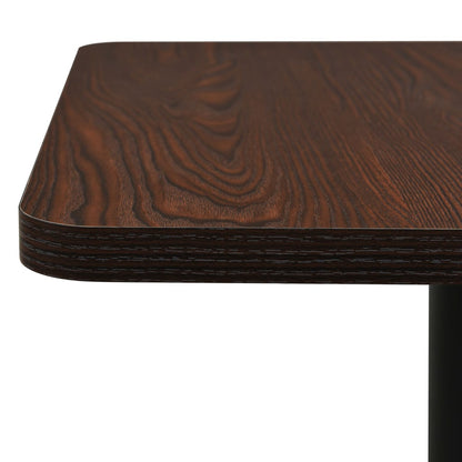Bistrotafel 78,5x78,5x107 cm donkeressenkleurig 78.5 x 78.5 x 107 cm Donker essen