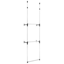 Kledingkastsysteem Met Stangen Telescopisch Aluminium